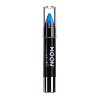 Crayon néon corps et visage Moon Glow bleu