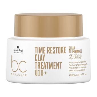 Masque argile renforçateur cheveux matures et fragilisés BC Time Restore 200ml