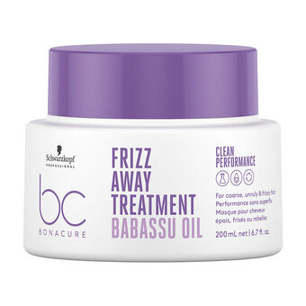 Masque lissant pour cheveux indisciplinés BC Frizz Away