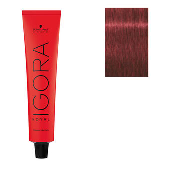 Coloration permanente Igora Royal 6-88 blond foncé rouge extra