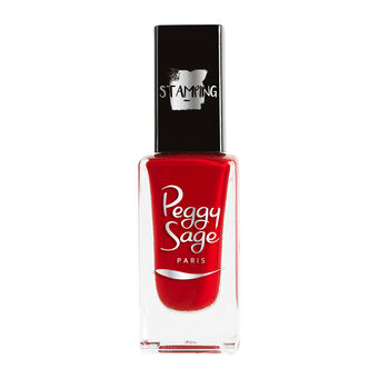 Vernis à ongles stamping Peggy sage rouge