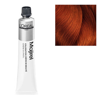 Coloration permanente Majirel 6.46 blond foncé cuivré rouge