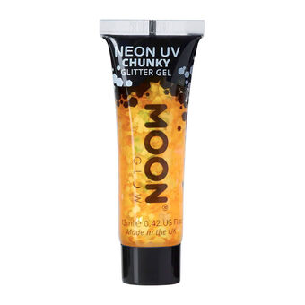 Gel néon à grosses paillettes Moon Glow doré