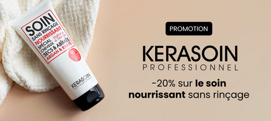 Kerasoin Professionnel : -20% sur le soin capillaire sans rinçage Kerasoin Professionnel*.