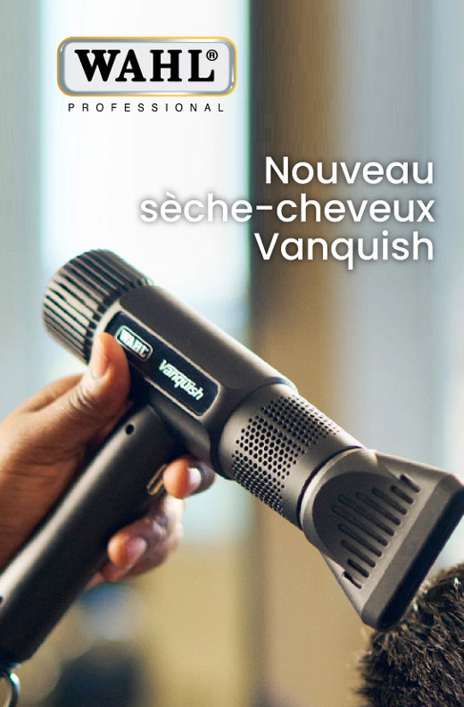 Craquez pour le sèche-cheveux Vanquish de Wahl Professional : auto-nettoyant, rapide et silencieux !