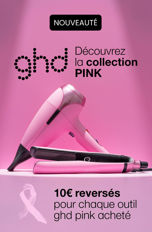 Découvrez l'édition limitée ghd pink, un soutien à la lutte contre le cancer du sein.
